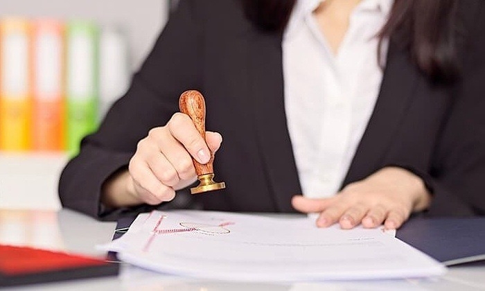 hợp đồng đặt cọc mua đất ký kết tại văn phòng công chứng