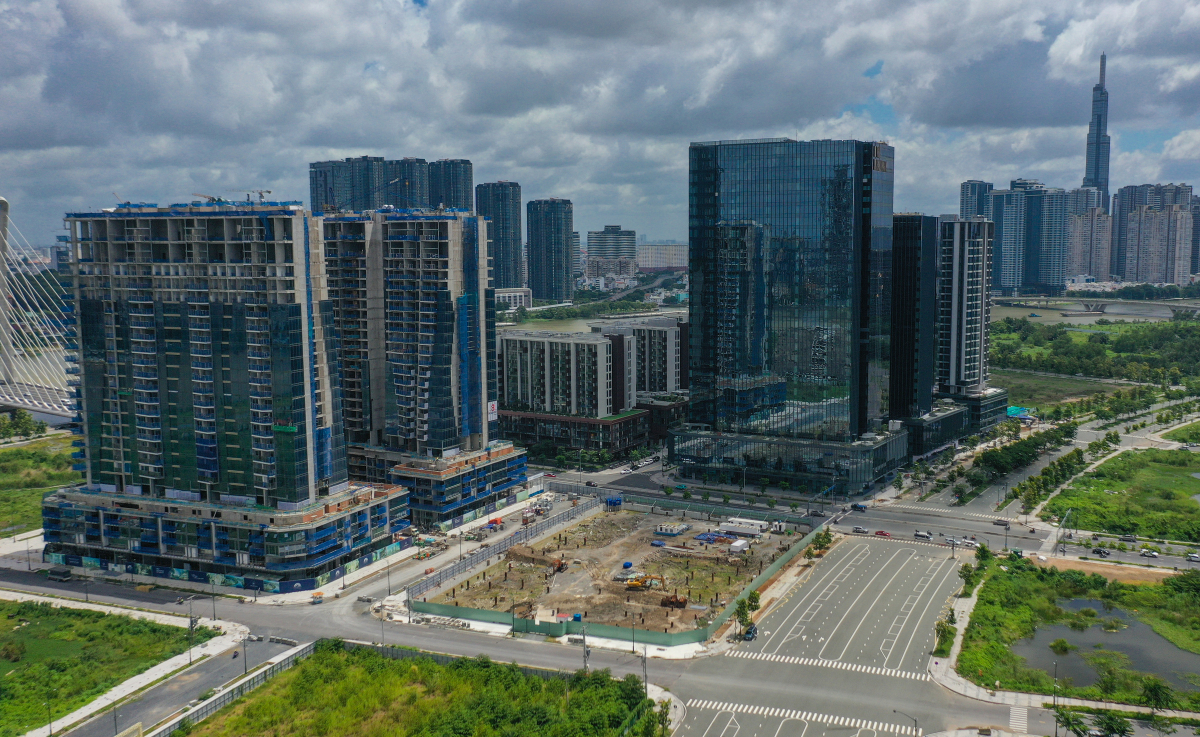 Dự án nhà phố đô thị Việt Nam — minh họa đất ODT trong khu dân cư