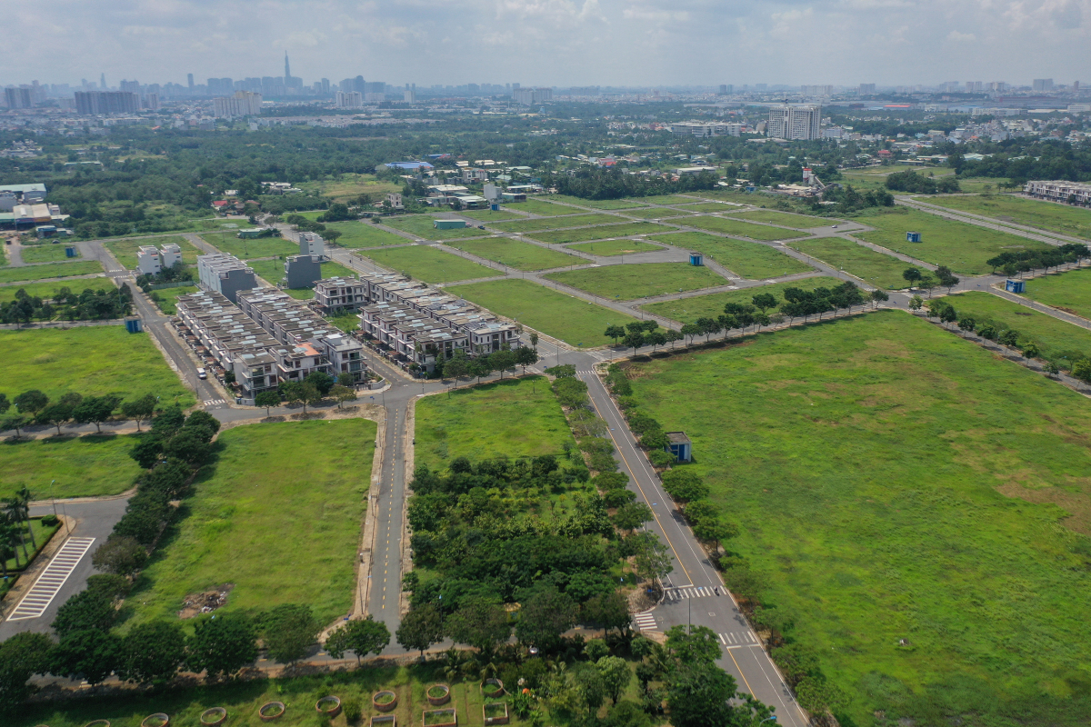 Khu đất nền phân lô vùng ven Hà Nội — minh hoạ thanh khoản đất nền chu kỳ 2026